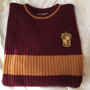Harry Potter Gryffindor quidditch sweater